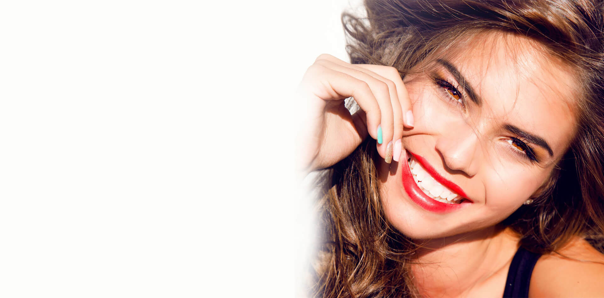 woman with beautiful smile